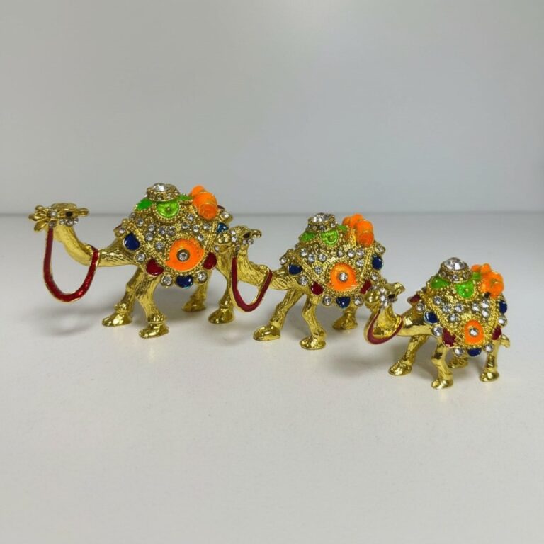 Deve Kervanı Mücevher Kutusu – 3’lü Set, Yeşil – D&Y Hediyelik