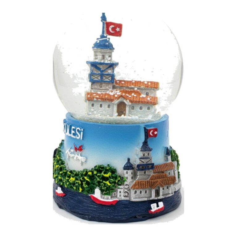 Kar Küresi – Kız Kulesi, Renkli – D&Y Hediyelik