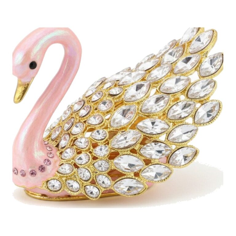 Kuğu Mücevher Kutusu – Pembe – D&Y Hediyelik