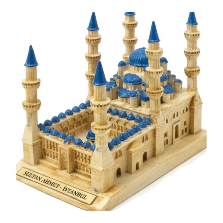 Sultanahmet Camii Maketi – Altın/Mavi – D&Y Hediyelik
